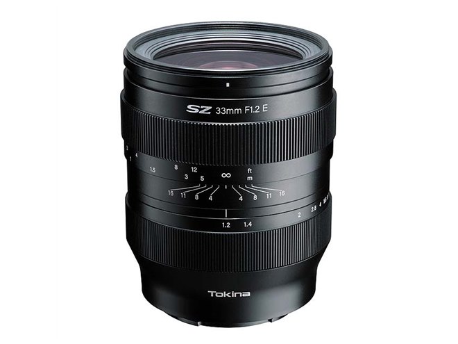 トキナー、ミラーレス用大口径レンズ「Tokina SZ 33mm F1.2 MF」を受注