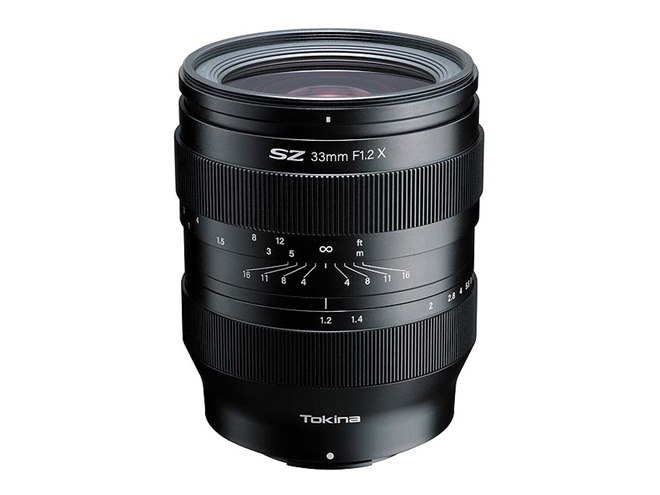 トキナー、ミラーレス用大口径レンズ「Tokina SZ 33mm F1.2 MF」を受注