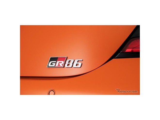 トヨタ GR 86 に限定車…専用オレンジ＋ダックテールスポイラー - 価格.com