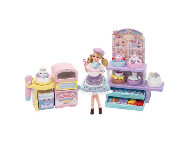 タカラトミー、リカちゃんとお菓子がつくれる「ゆめdecoパティシエ