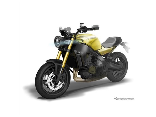 YAMAHA XSR900 2022〜ゴールド フロントフォーク xsr900 新型 2022年式