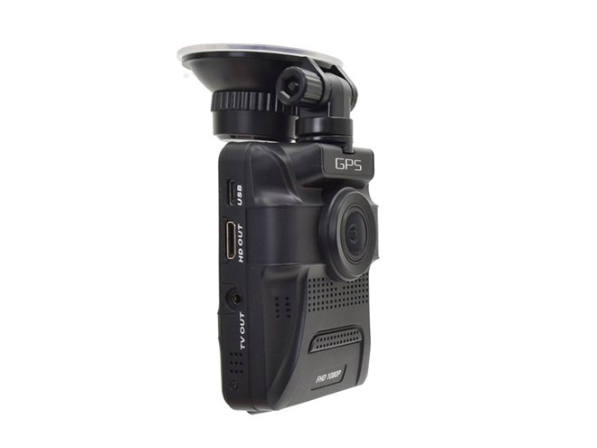 ドライブレコーダー 前後２カメラ GPS付き サンコー、前後デュアルレンズ＆2.4型液晶を搭載した「ドライブ