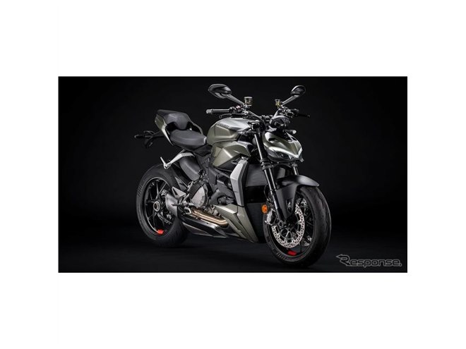 ドゥカティ ストリートファイターV2、新色「ストームグリーンカラー