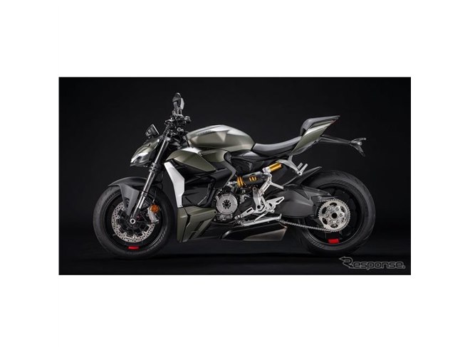 ドゥカティ ストリートファイターV2、新色「ストームグリーンカラー