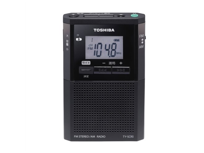 東芝、充電池が付属した2WAYポケットラジオ「TY-SCR70」 - 価格.com
