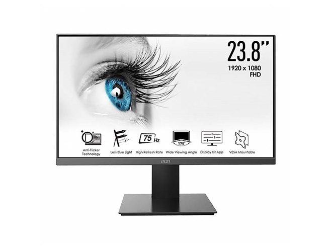 MSI、13,800円前後のビジネス向け23.8型ディスプレイ「PRO MSI、13,800円前後のビジネス向け23.8型ディスプレイ「PRO