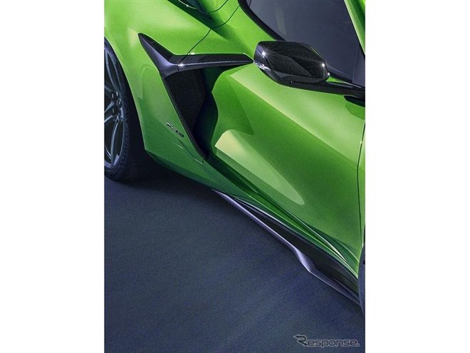 NFTで1台限りを保証、コルベットZ06 新型に「ミントグリーン」 - 価格.com
