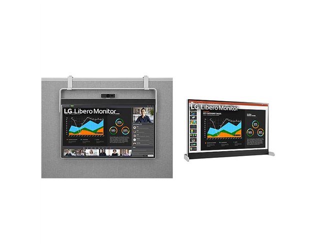 LG、吊り下げ対応の2WAYスタンドを採用した27型ディスプレイ「27BQ70QC