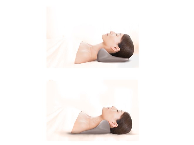 NIPLUX NECK PREMS EMS首枕 NIPLUX 寝ながら首ストレッチ 業界初のEMS首枕 NECK PREMS