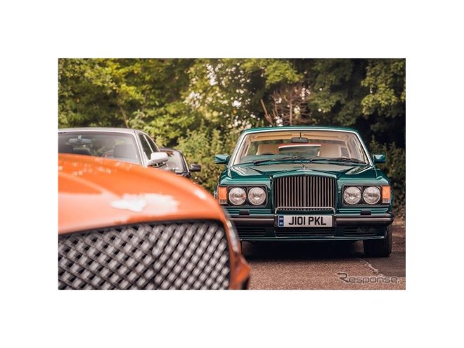 ベントレーのターボが40周年、歴代と最新モデルがパレード