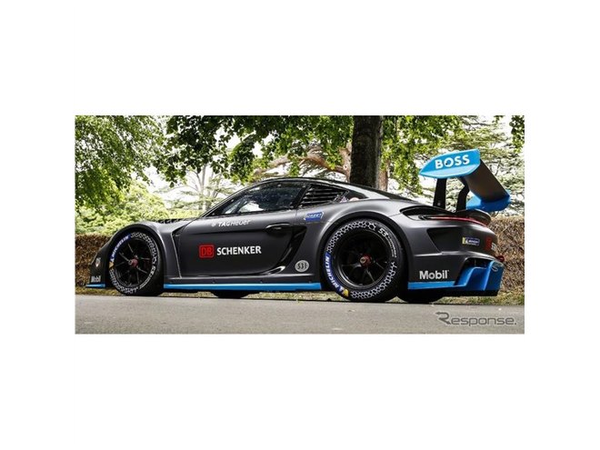 ポルシェ 718 ケイマン を1088馬力のEV化、英イベントで走行 - 価格.com