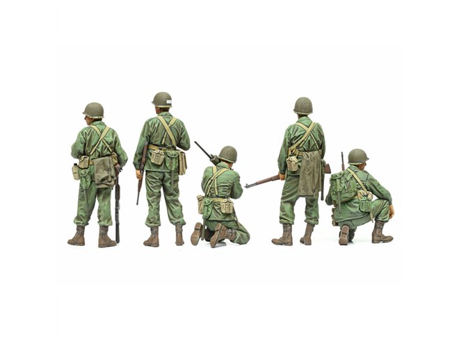 完成品 1/35 アメリカ歩兵偵察セット塗装済み （タミヤtamiya）