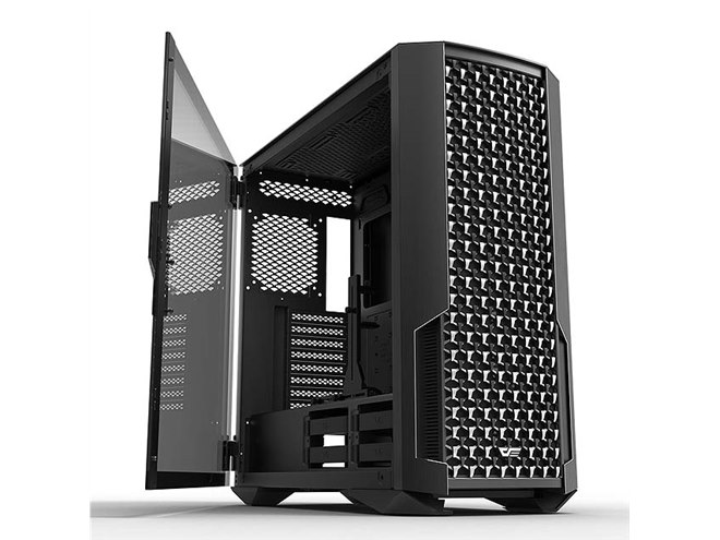 全国送料無料ギフト darkFlash、くさび形の独特なデザインを採用したPCケース PCケース(自作PC用)
