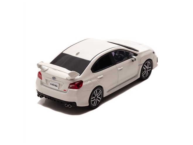 CARNEL 1/43 スバル WRX STI Type S White スポーツグレードの「スバル インプレッサ WRC」が1/43スケール