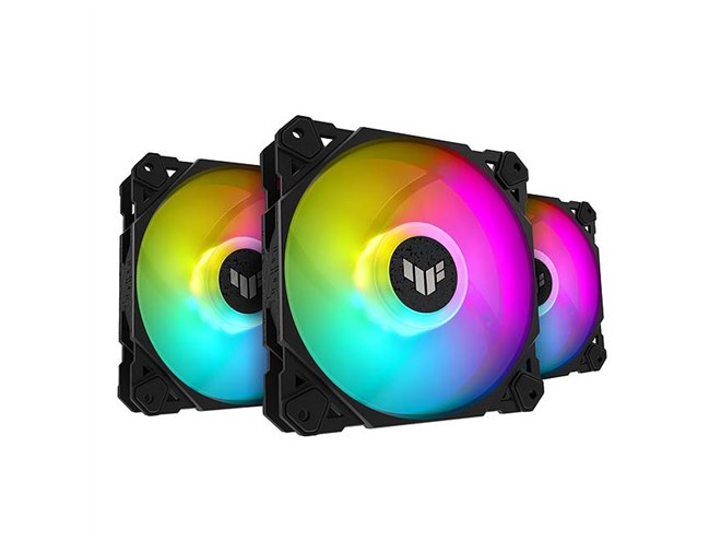 ASUS、ケースファン「TUF GAMING TF120 ARGB」「TUF GAMING TF120 ARGB