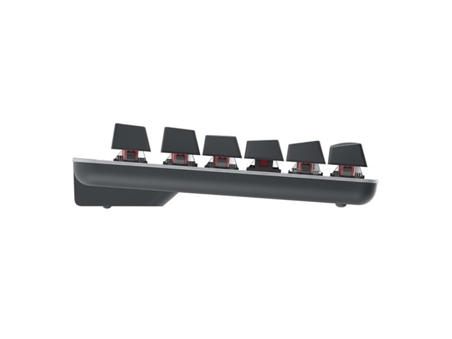 ロジクール、メカニカルキーボード「K835」の赤軸ワイヤレスモデルを8