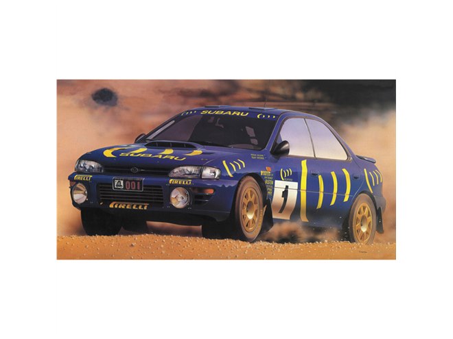 ハセガワ、1994年アジパシ第5戦の優勝車「スバル インプレッサ」1/24