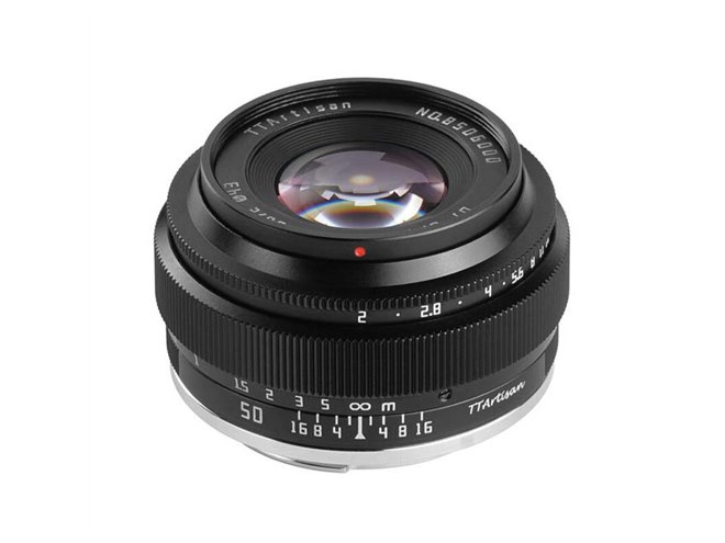 TTArtisan、全長約3.5cmの単焦点レンズ「50mm f/2」を13,000円で発売