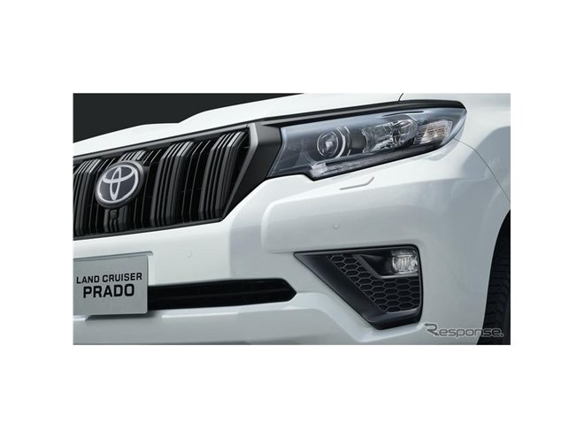 150系ランクルプラド　純正バックドアガーニッシュ　マットブラック　特別仕様車 ランクル150プラド 特別仕様車『マットブラック エディション』一部