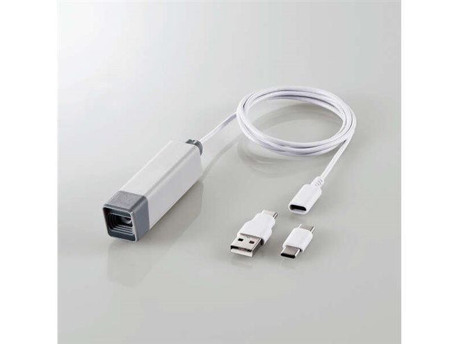 未使用 ELECOM ウェアラブル対応WEBカメラ UCAM-CW50ABWH エレコム、さまざまな遠隔業務に対応するIP54防水・防塵WEBカメラ