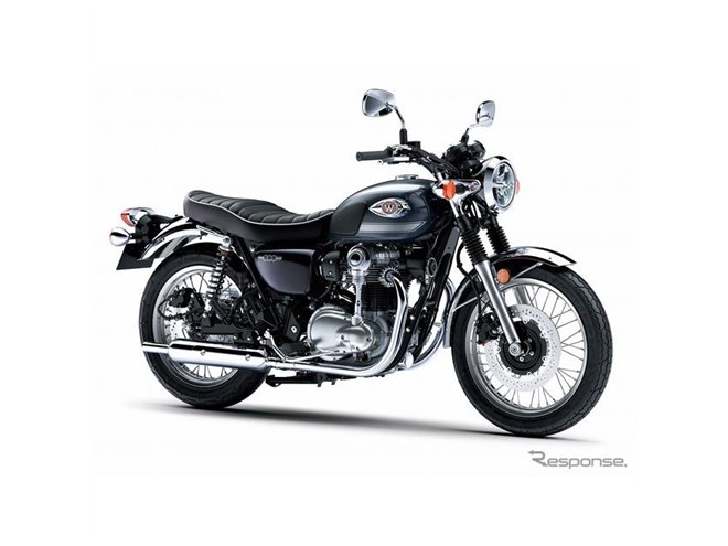 Kawasaki純正 W800 ブラックシート ストライプデザイン Kawasaki純正 W800 ブラックシート ストライプデザイン