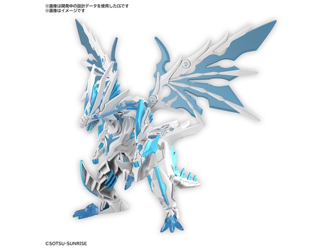 バンダイ、クリアブルーを基調とした「SDW HEROES シャイングラスパー