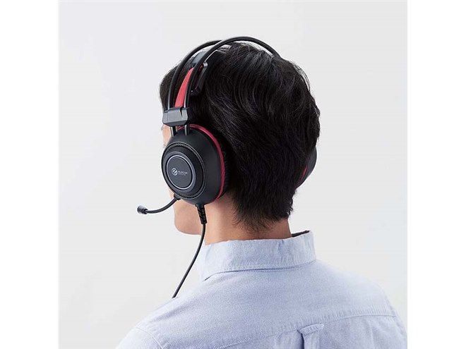 エレコム、虹色に光る有線ゲーミングヘッドセット「HS-G52PBK」 - 価格.com