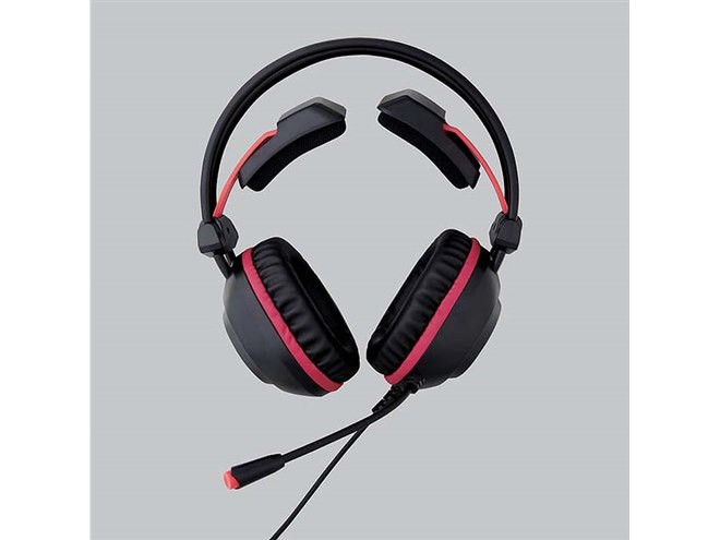 エレコム、虹色に光る有線ゲーミングヘッドセット「HS-G52PBK」 - 価格.com
