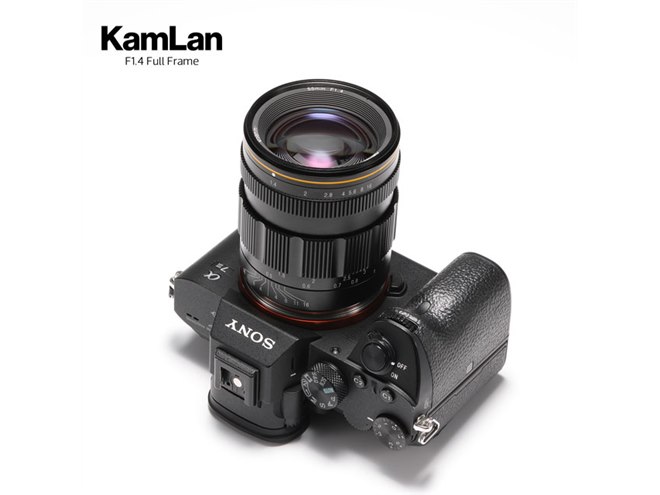 KAMLAN、フルフレーム対応の標準レンズ「55mm F1.4」34,000円前後