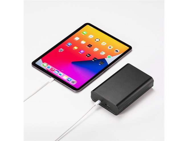 サンワ、最大60W出力のUSB PD対応Type-Cを搭載したモバイルバッテリー