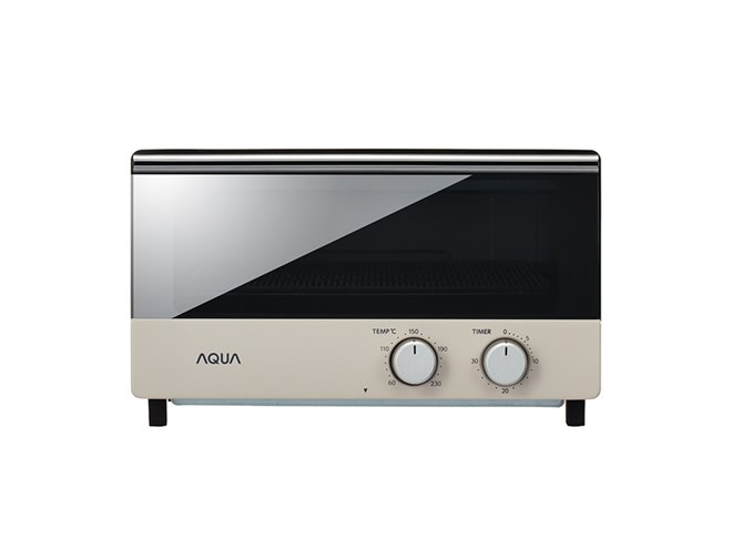 AQUA、遠赤外線ヒーター2本を搭載した4枚焼きトースターを本日9