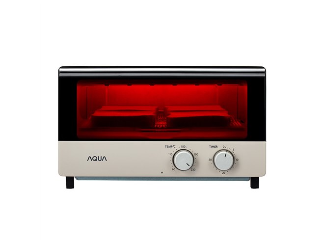 AQUA AQUA - 【新品(開封のみ)】 AQUA　オーブントースター 4枚焼き　AQT-CS14T(K)　ブラック AQT-CS14T | アクア株式会社（AQUA）｜生活家電