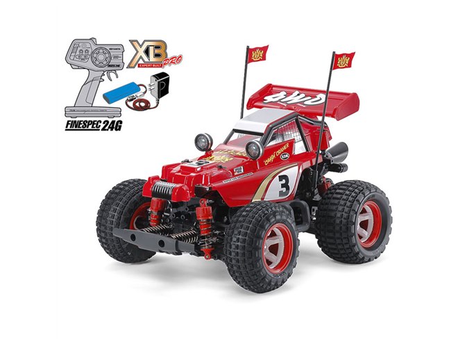 タミヤ、STブロック・バブルタイヤを装着した「1/10RC XB