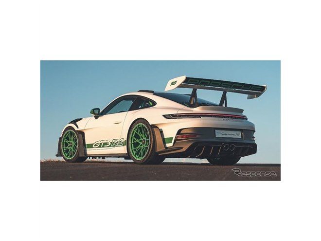 ポルシェ 911GT3 RS 新型、緑＋白は「カレラRS 2.7」へのオマージュ