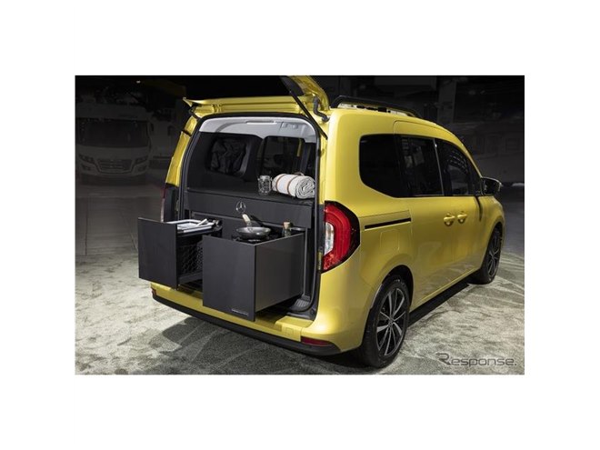 メルセデスベンツ Tクラスに純正キャンピングカー仕様、システムは脱着