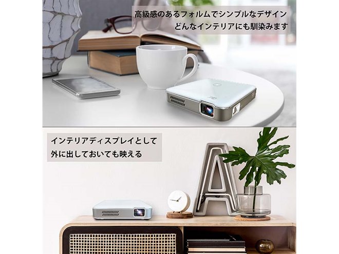 KEIYO、バッテリーレスで軽量156gの小型プロジェクター「AN-S100