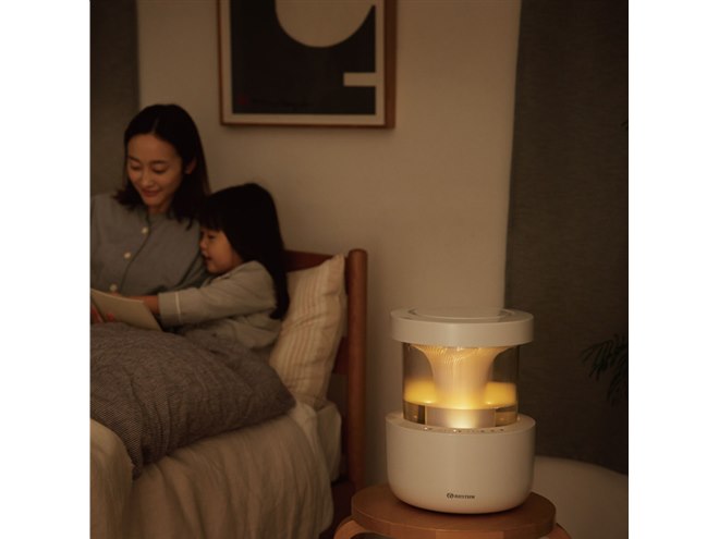 【美品✨】 RHYTHMリズム プールレス加湿器　MIST300 超音波式 リズム プールレス超音波式加湿器 MIST 300 レビュー。お手入れ