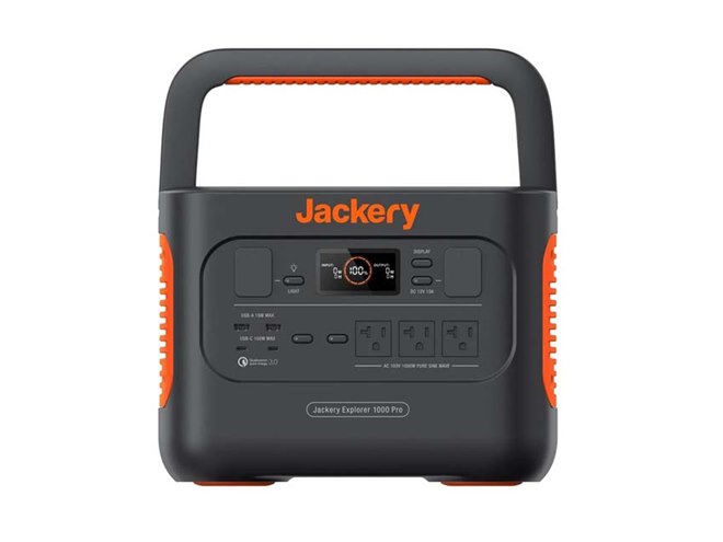 Jackery ポータブル電源 1000 超大容量 1002Wh 高速充電に対応、容量1002Whの「Jackery ポータブル電源 1000
