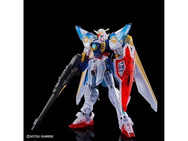 バンダイ、クリアカラーのガンプラ「HG 1/144 ウイングガンダム