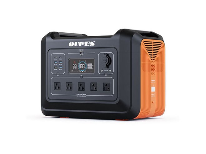 リン酸鉄リチウムイオンバッテリー搭載の2232Whポータブル電源「OUPES