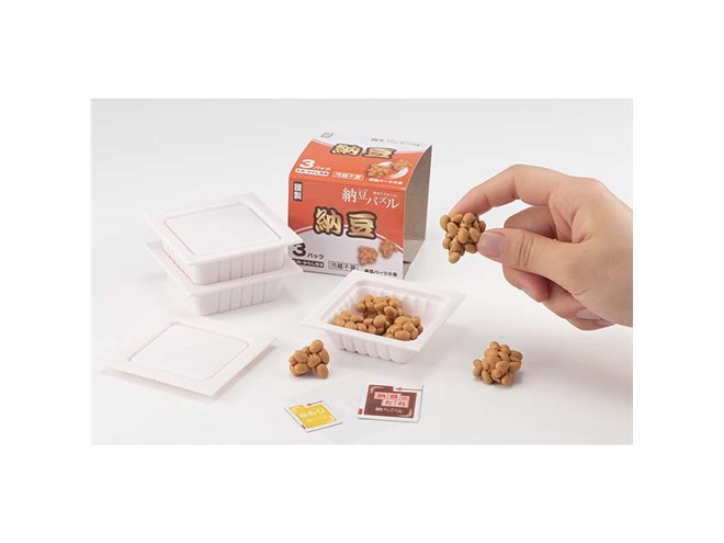 メガハウス、パック納豆をパズルにした「解体パズルLite 納豆パズル