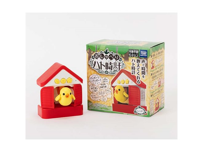 タカラトミー、時刻を音声で知らせてくれる「おしゃべりハト時計