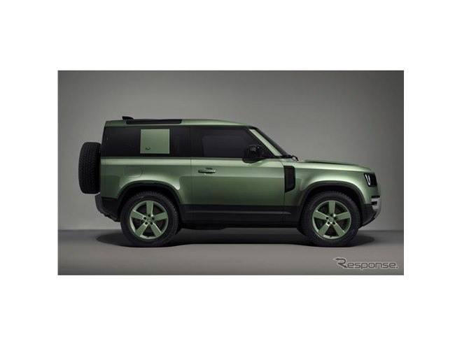 ランドローバー75周年、ディフェンダーにグラスミアグリーンの特別仕様