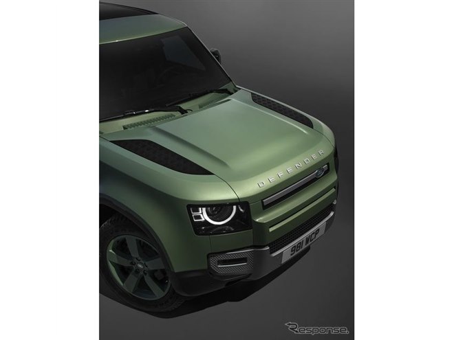 ランドローバー75周年、ディフェンダーにグラスミアグリーンの特別仕様