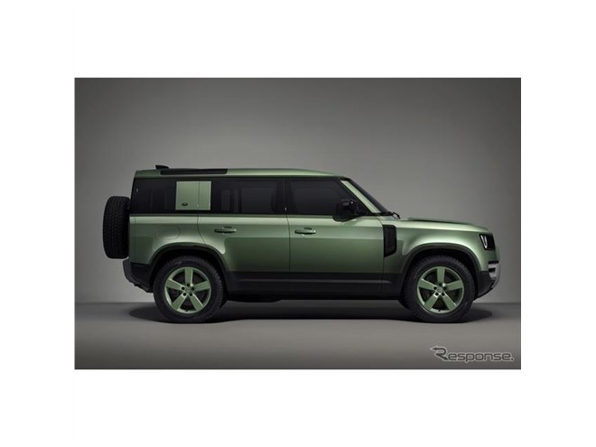 ランドローバー75周年、ディフェンダーにグラスミアグリーンの特別仕様