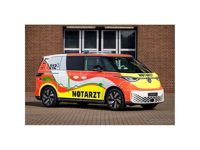 VWのEVミニバン、『ID. Buzz』が救急車に…IAAトランスポーテーション