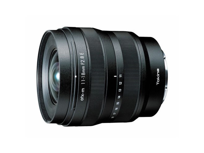 トキナー、APS-C超広角ズームレンズ「Tokina atx-m 11-18mm F2.8 E」を