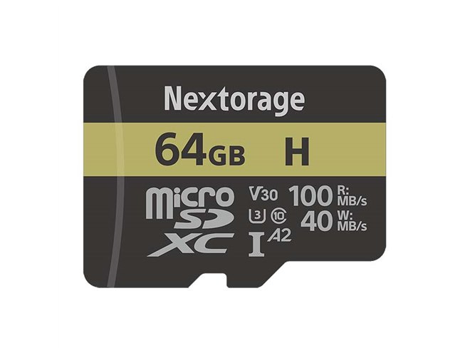 Nextorage、耐久性にすぐれたmicroSDXCカード「H」シリーズ Nextorage、耐久性にすぐれたmicroSDXCカード「H」シリーズ