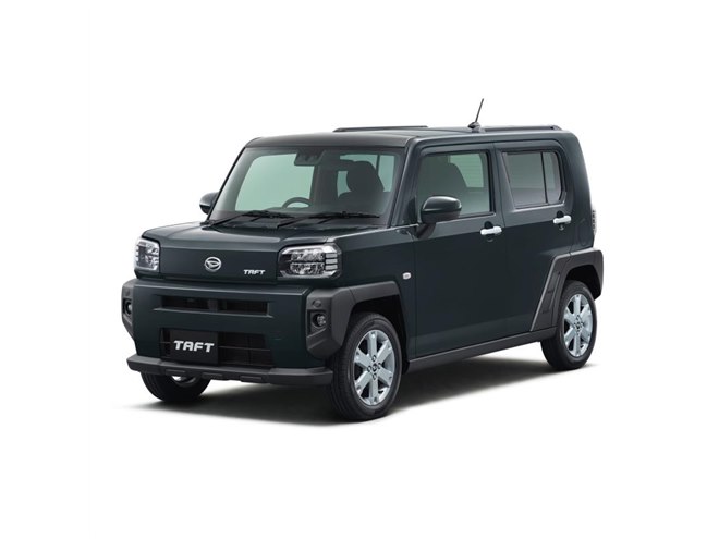 新車外し　ダイハツ　タフト／ダーククロムベンチャー　ガーニッシュ フロント&リア ダイハツ タフトの特別仕様車「ダーククロム ベンチャー」情報