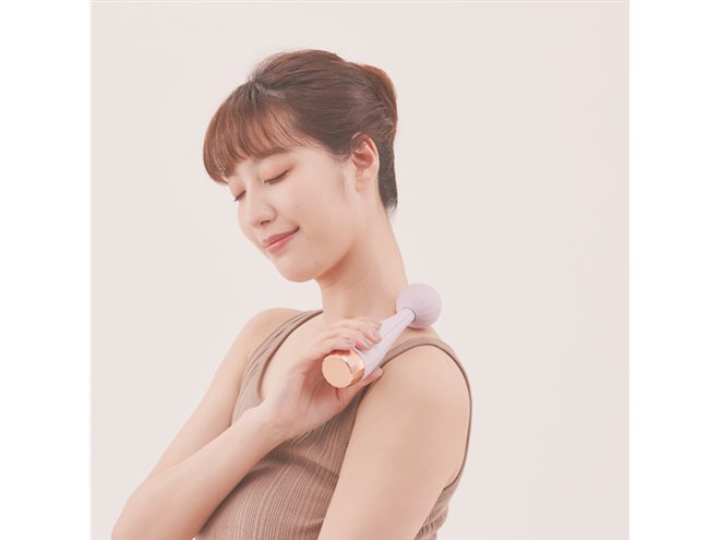 アテックス、軽くて持ちやすいスティック型マッサージャー「AX-HPL113